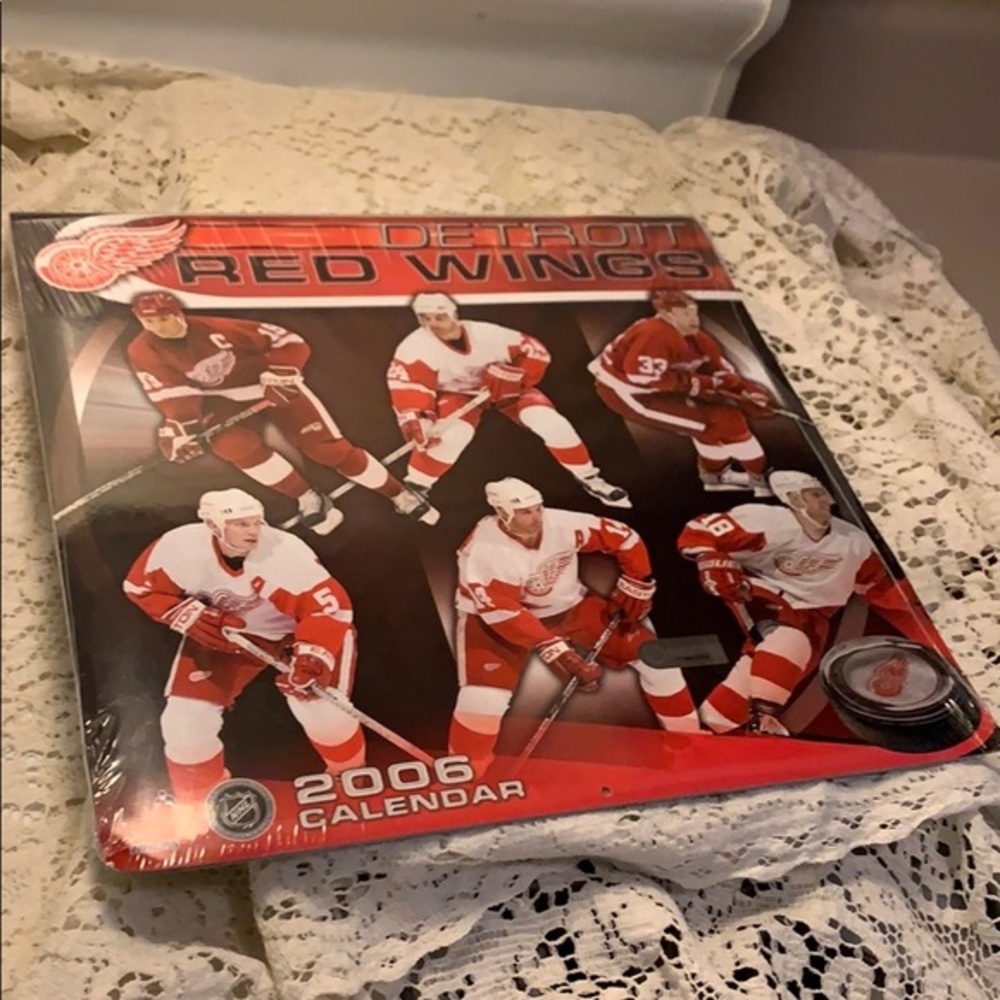 Detroit Red Wings 2006 Calendar Sealed